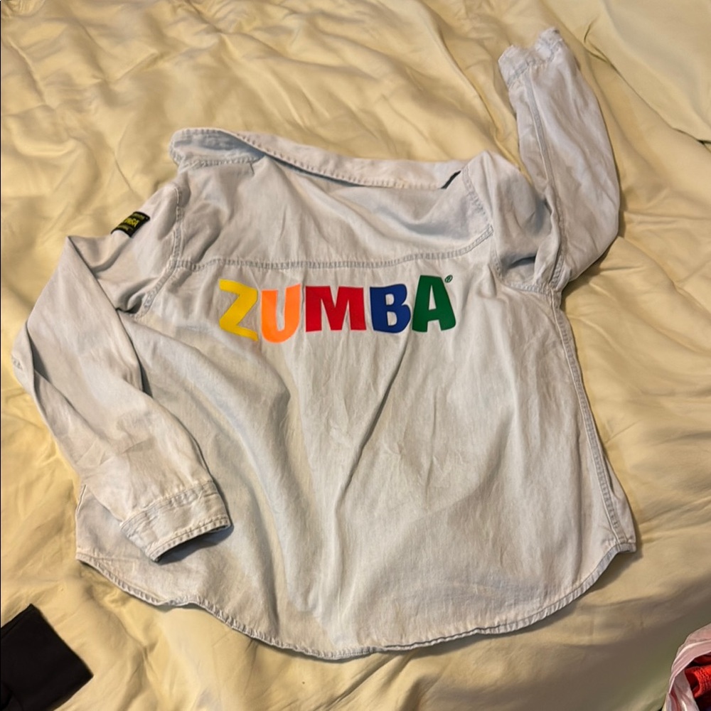 Zumba Light Blue Denim Shirt